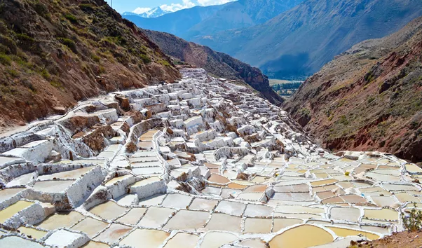 Sacred Valley Salt Mines in Maras, Peru