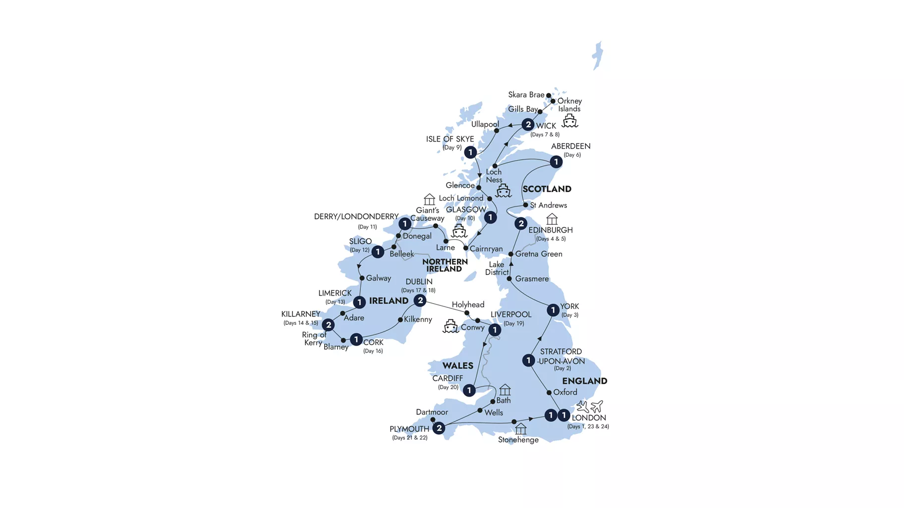 Map Britain Ireland Discovery Guided Tour Usca 2026