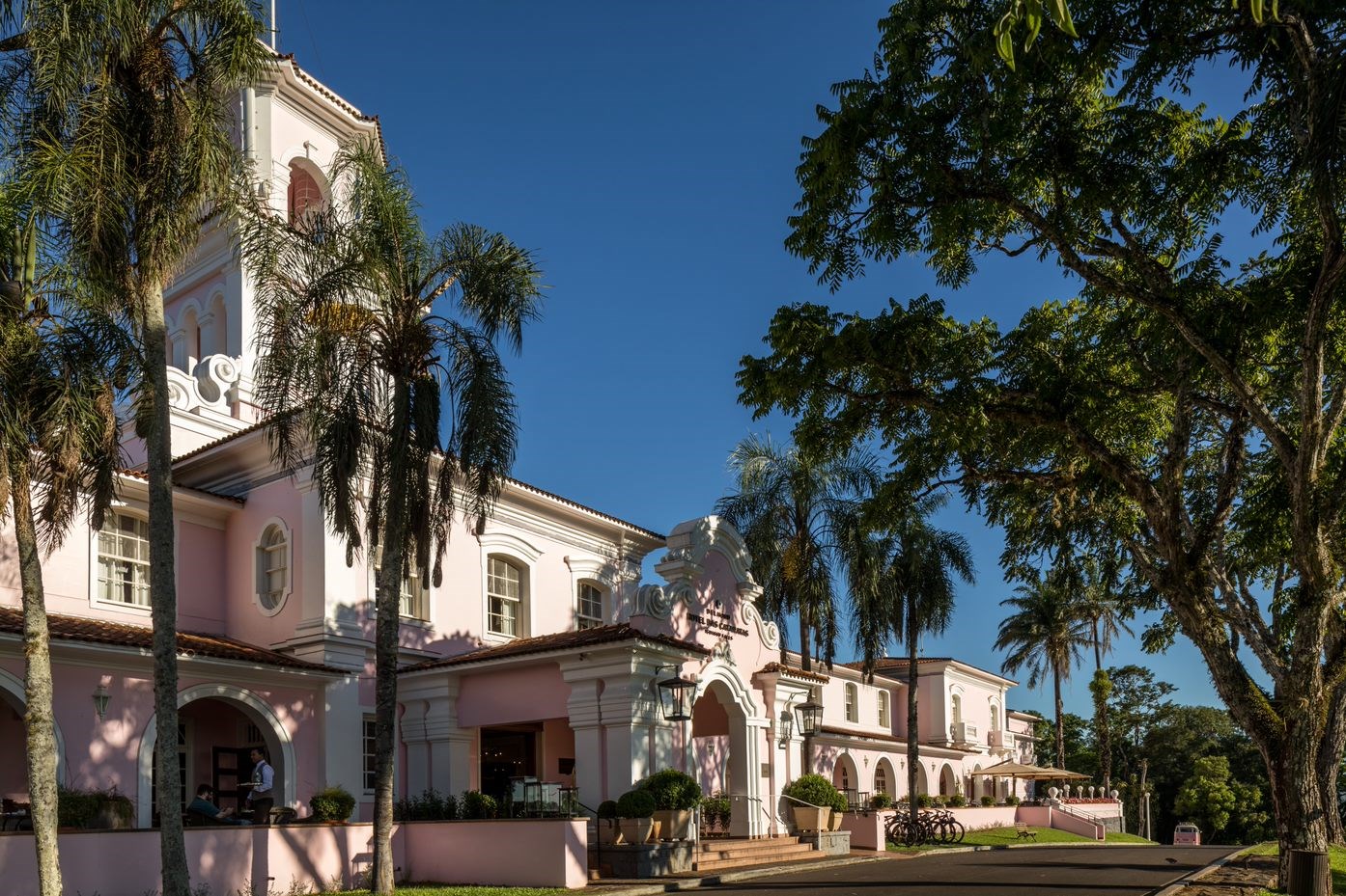 The exterior of the Belmond Hotel das Cataratas, Iguassu Falls, Brazil