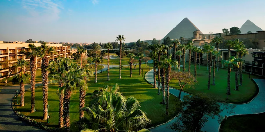 Exterior of The Marriott Mena House Cairo, Egypt