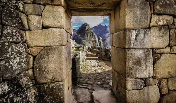 Sightseeing at Machu Picchu, Peru
